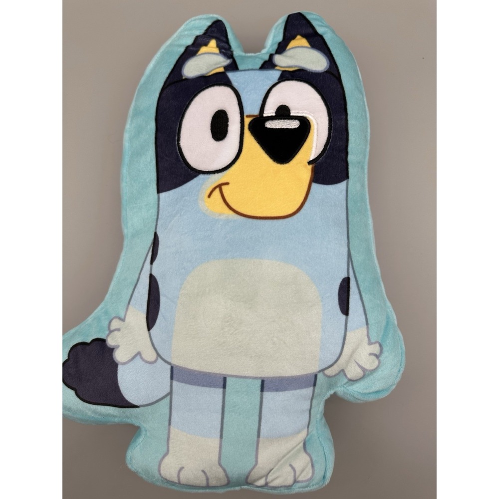 Bluey Hugger 15" Pillow Plush Stuffed Animal Dog Soft Gift Toy Blue Pre-owned